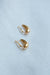 Small Gold Cashew Hoop Earrings - Wynter Bloom
