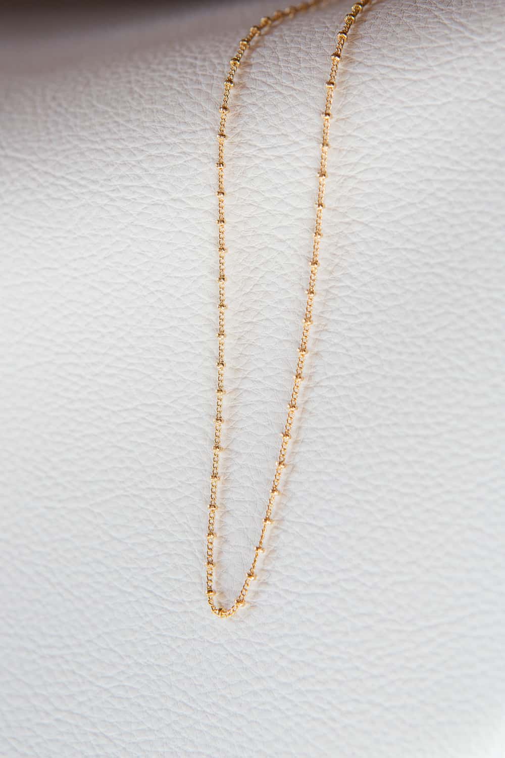 1.75mm Gold Filled Satellite Bead Chain Necklace