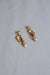 Gold Abstract Face Sculpture Earrings - Wynter Bloom