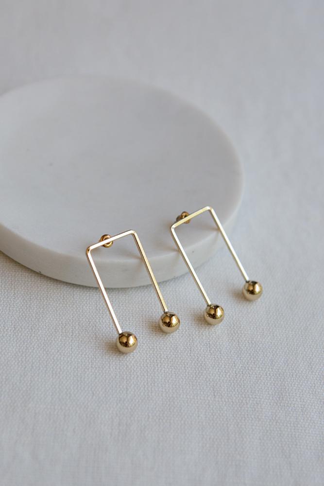 U Shaped Arch Earrings - Wynter Bloom