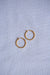 Classic Small Latch Back Gold Hoop Earrings - Wynter Bloom