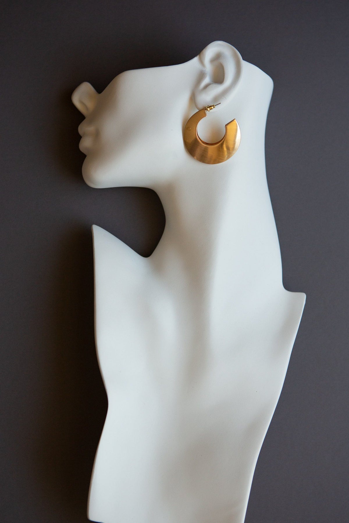 Open Hollow Hoop Earrings - Wynter Bloom