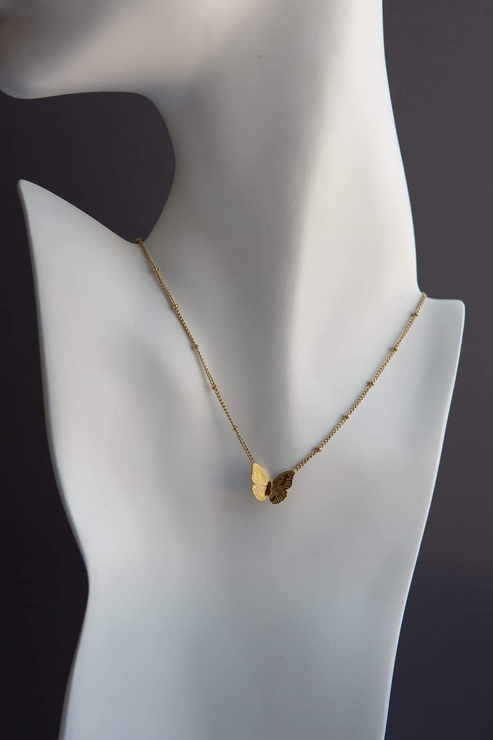 Gold Butterfly Necklace