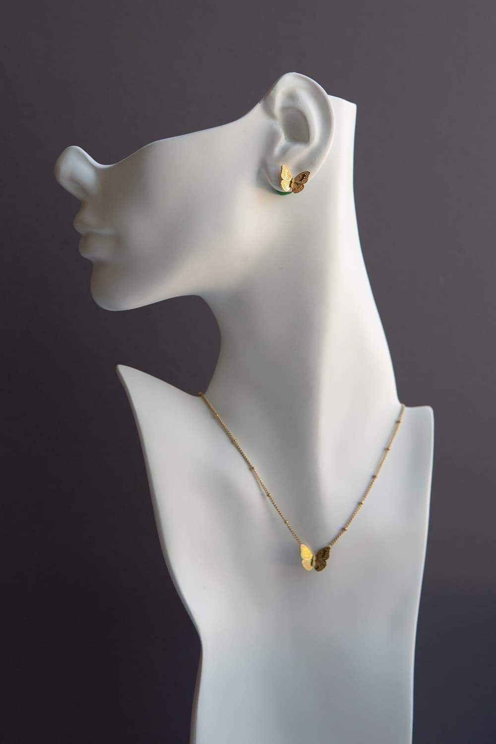 Gold Butterfly Necklace