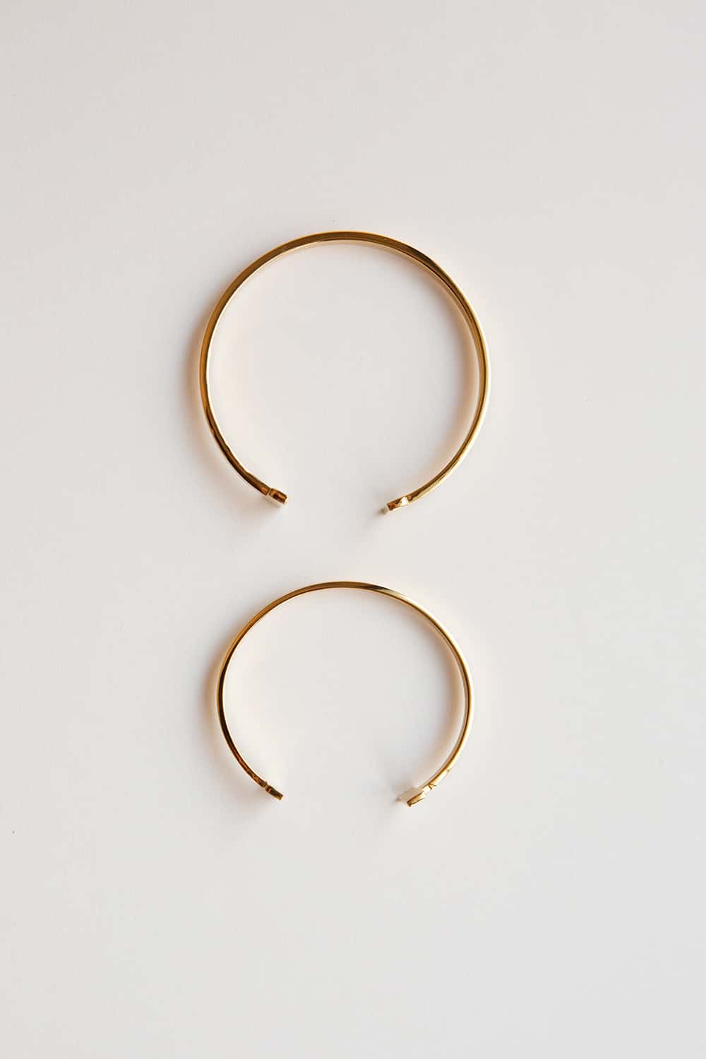 Minimalist Gold T Bar Cuff Bracelet
