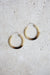 Coffee Tone Acrylic Hoop Earrings - Wynter Bloom