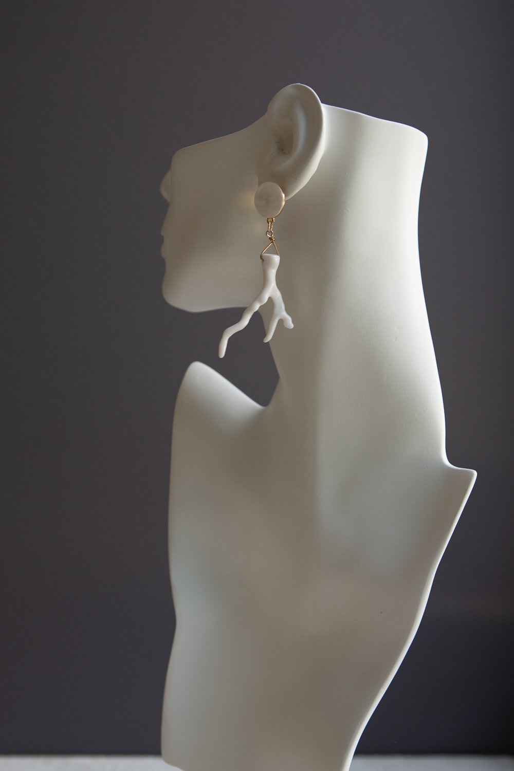 Coral Branch Dangle Drop Earring - Wynter Bloom