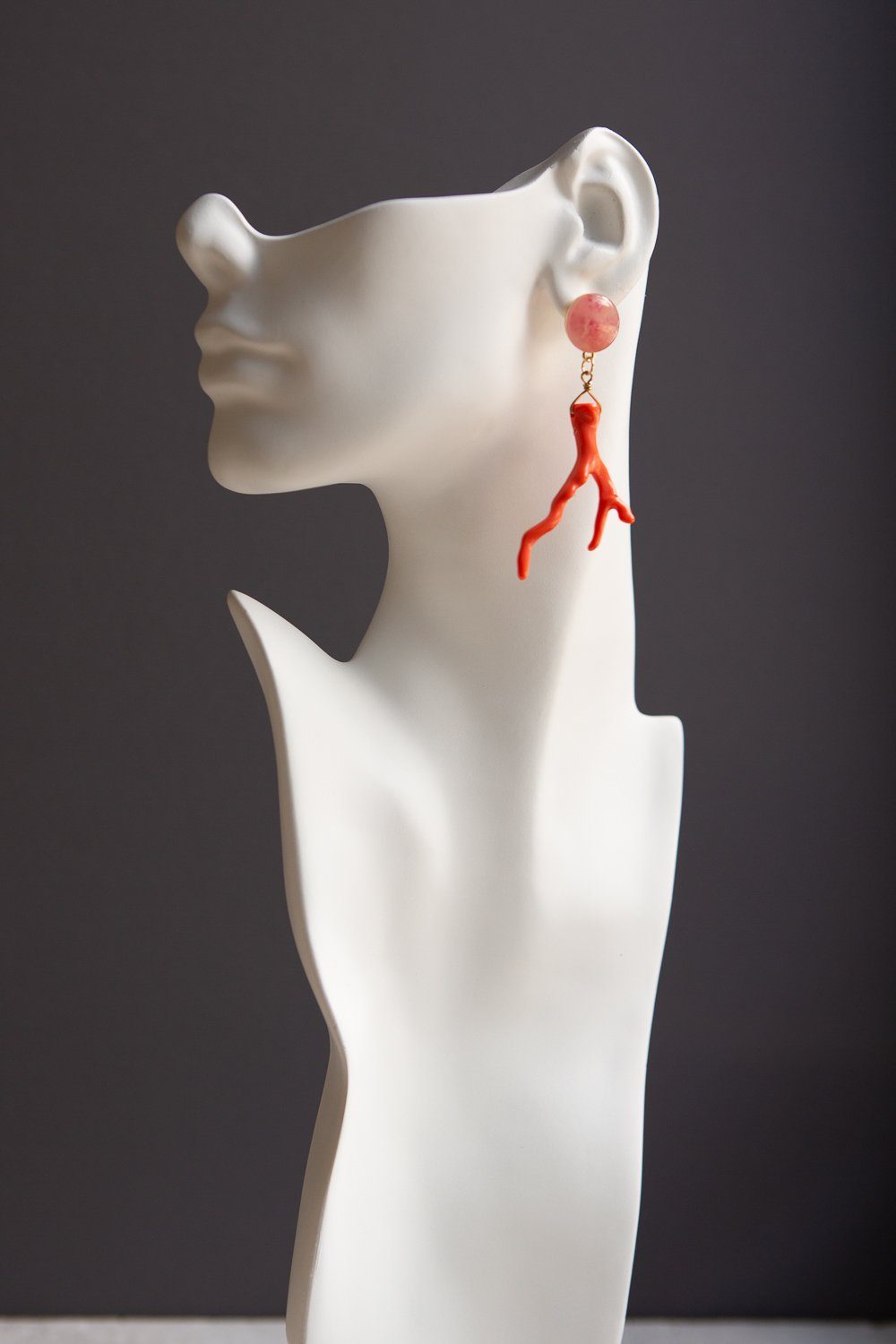Coral Branch Dangle Drop Earring - Wynter Bloom