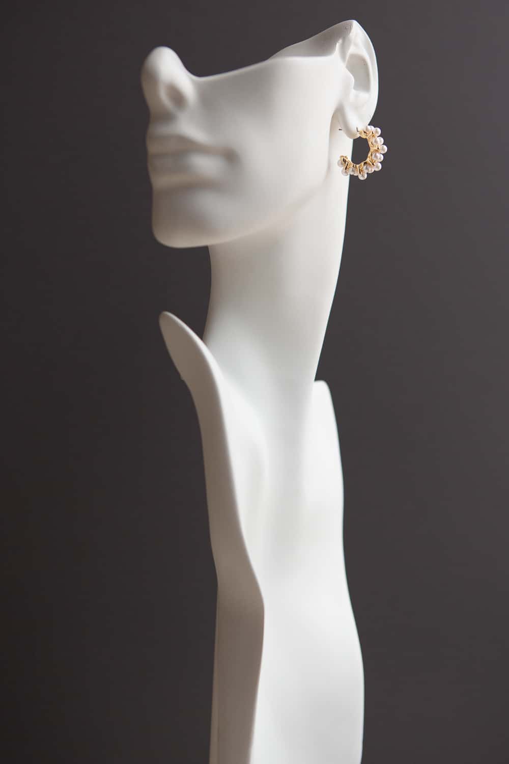 Gold Pearl Hoop Earrings - Wynter Bloom