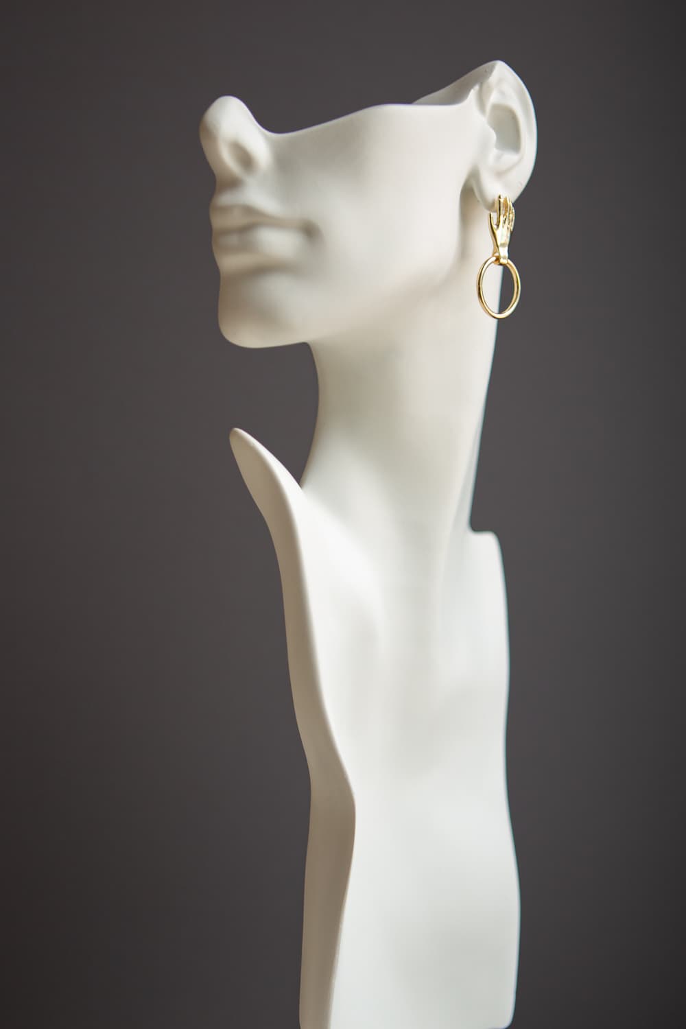 Hand Hoop Stud Earrings - Wynter Bloom