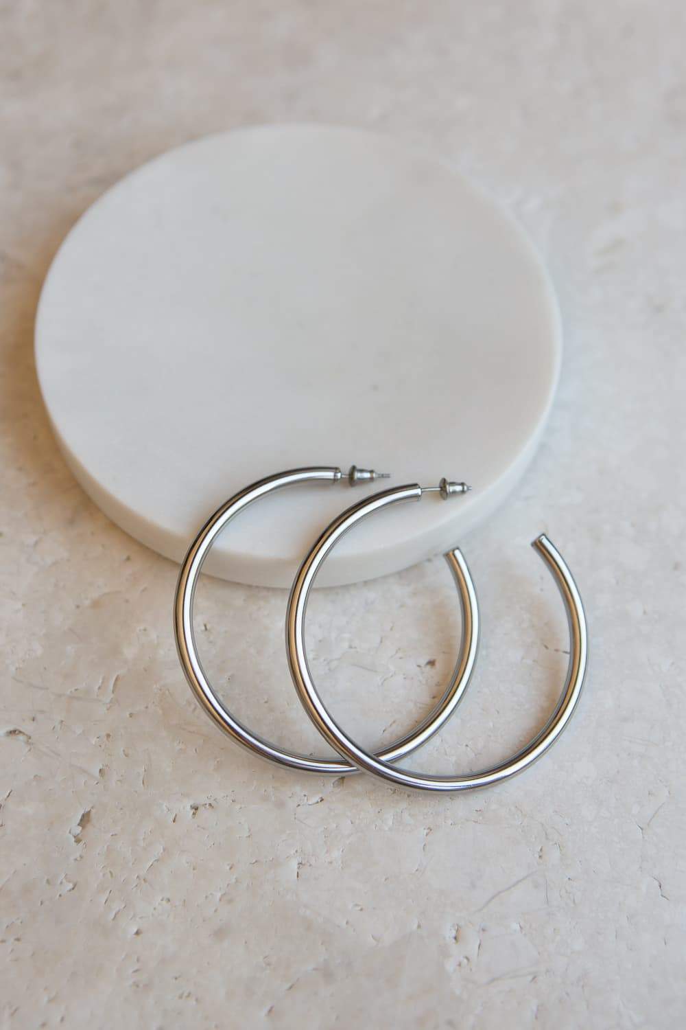 Large Oversize Hoop Earrings - Wynter Bloom