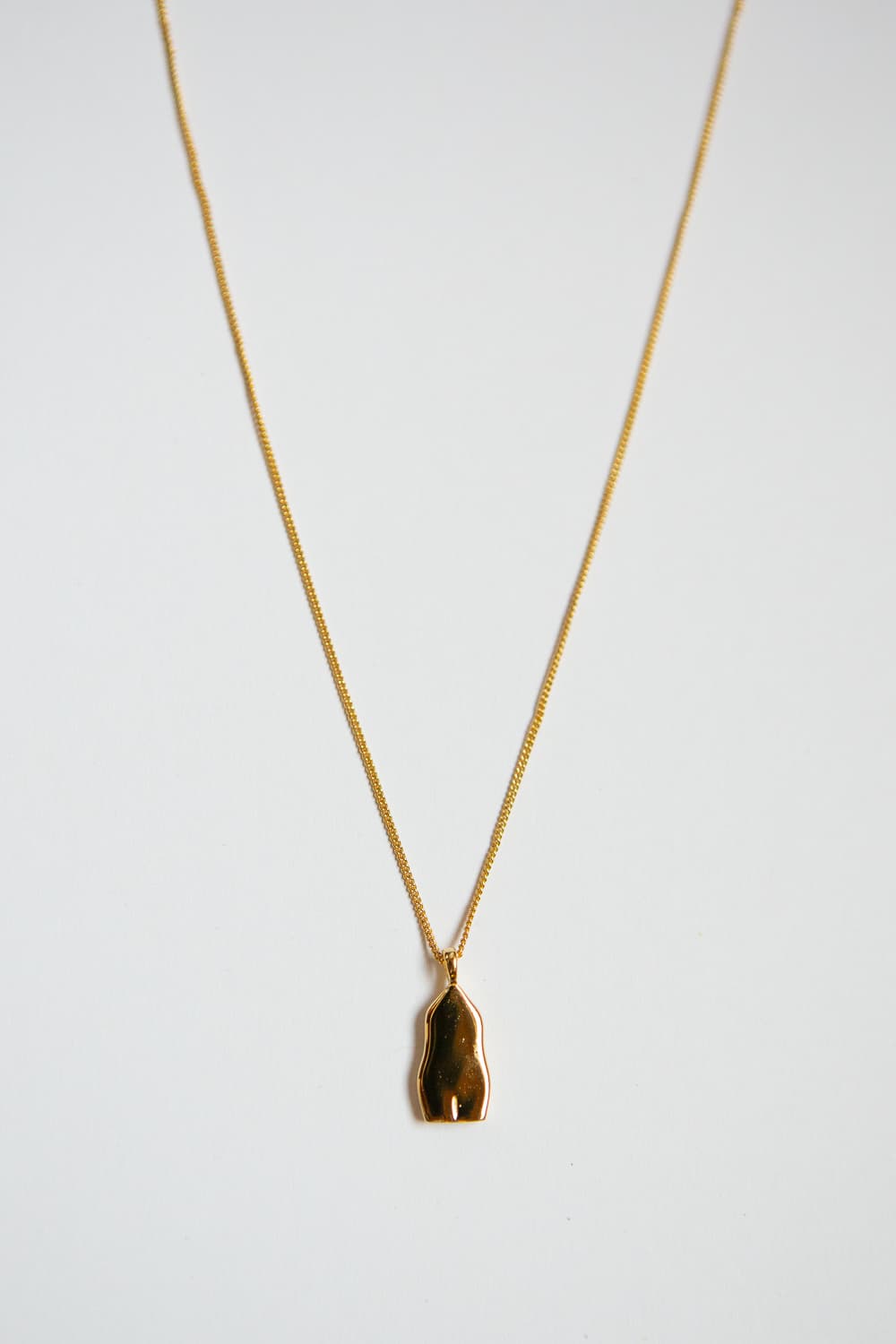 Gold Woman Body Pendant Necklace 925 Sterling Silver