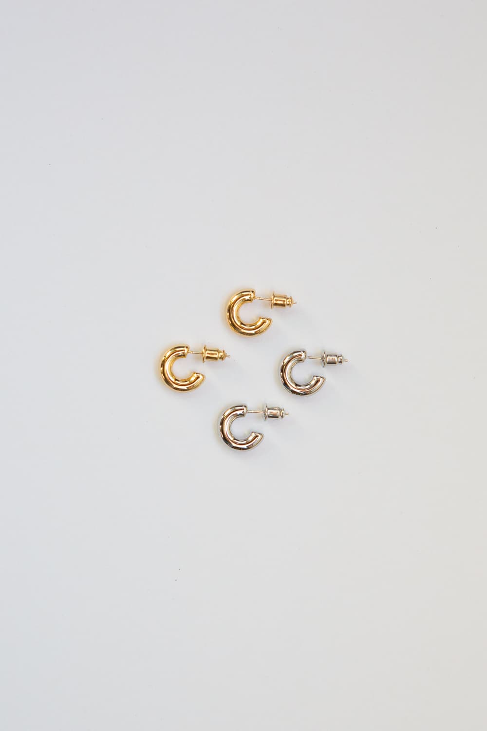 Small Gold Chubby Hoops