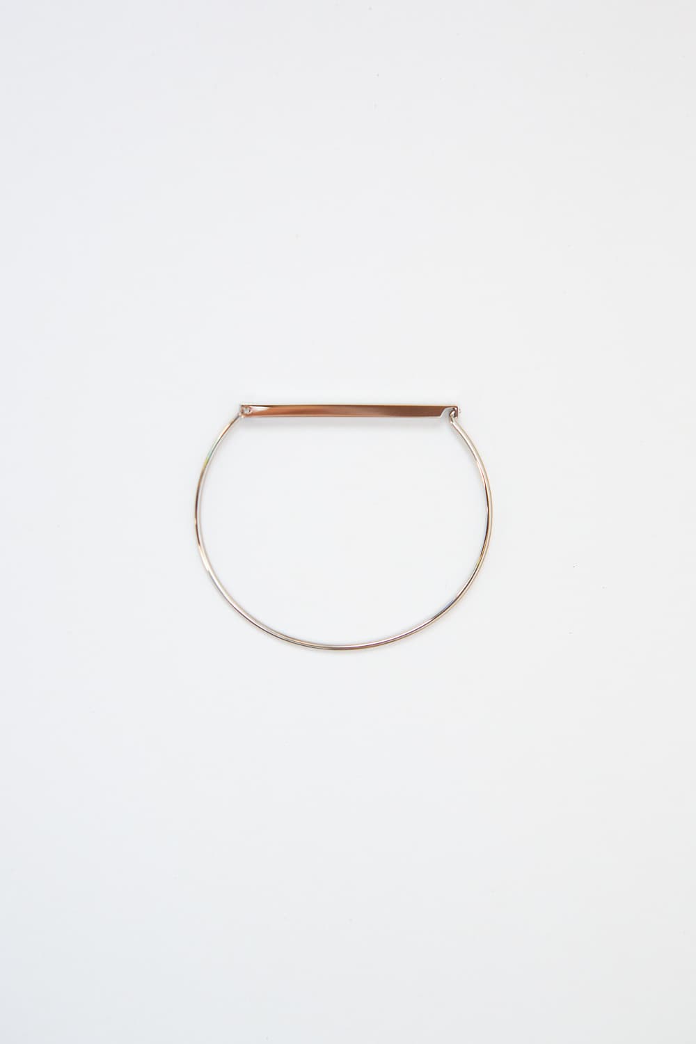 Minimalist Dainty Silver Bar Bracelet
