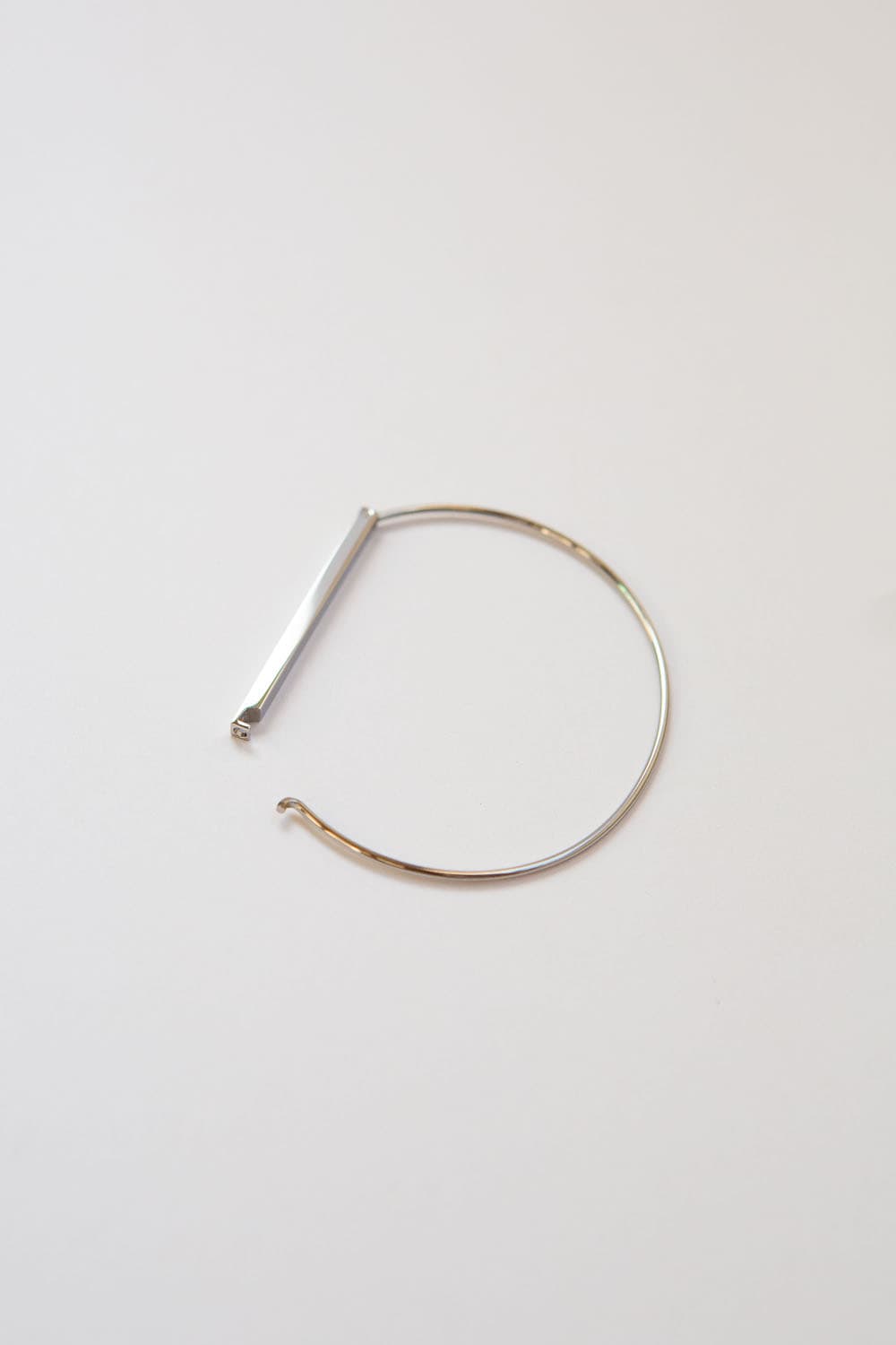 Minimalist Dainty Silver Bar Bracelet