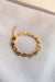 8mm Gold Puff Chain Bracelet