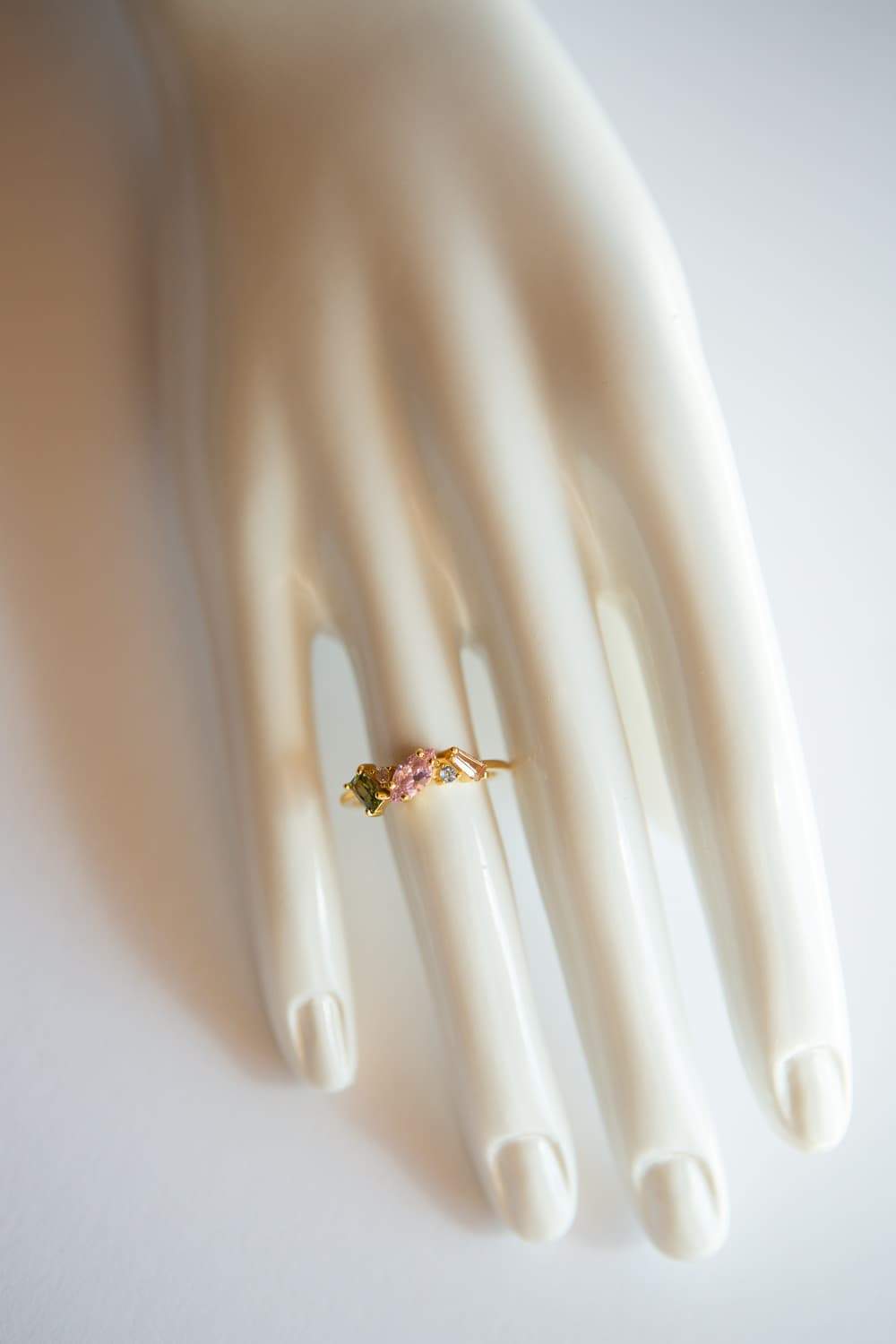 925 Sterling Silver CZ Multi-Stone Cluster Ring