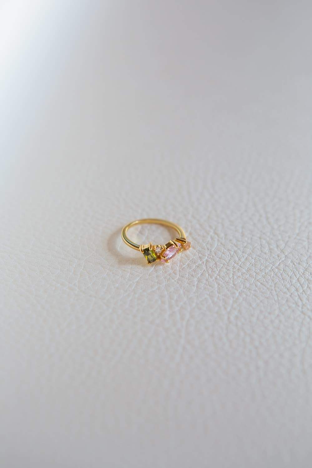 925 Sterling Silver CZ Multi-Stone Cluster Ring