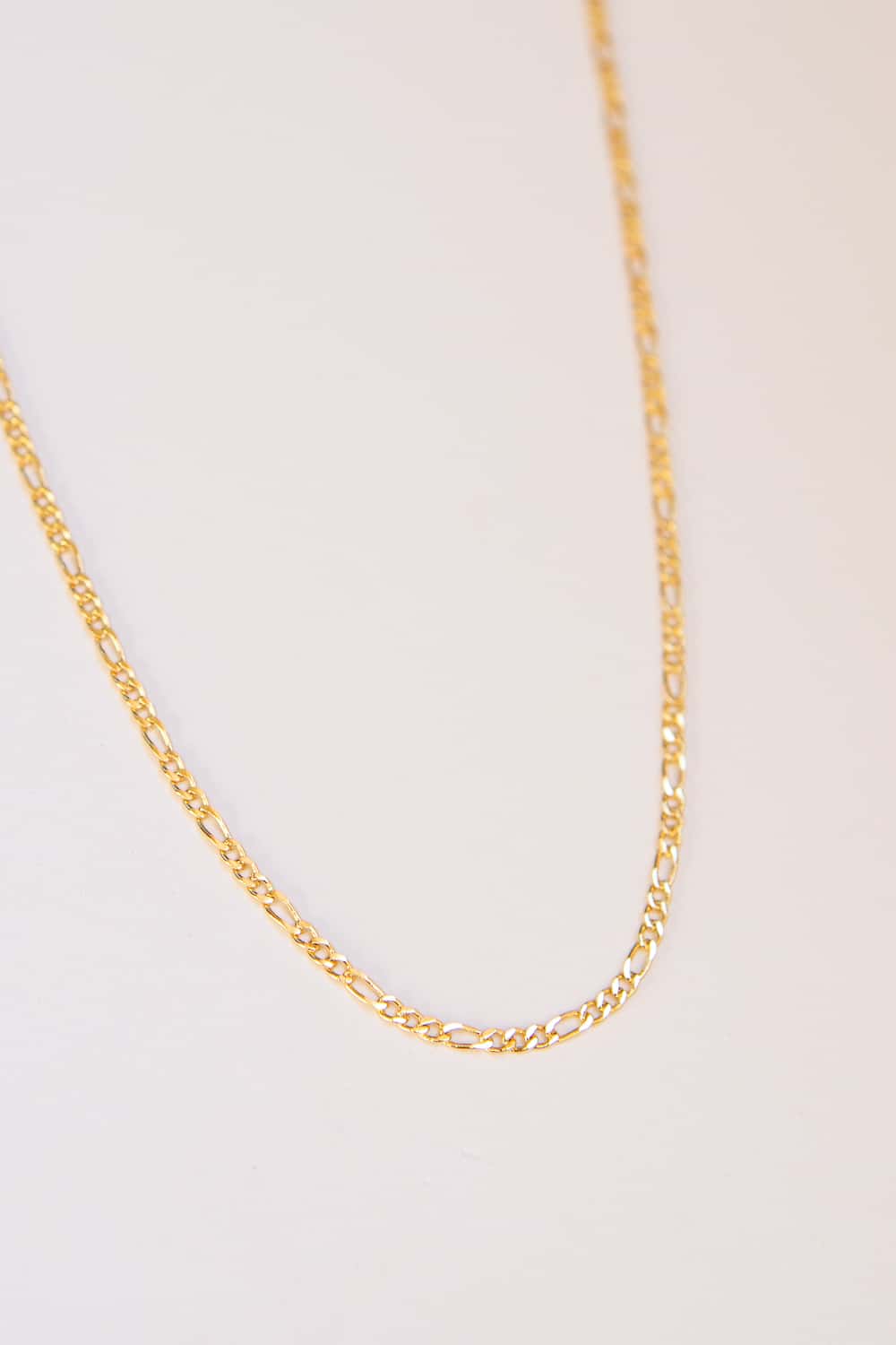 2.5mm Gold Filled Figaro Chain Necklace