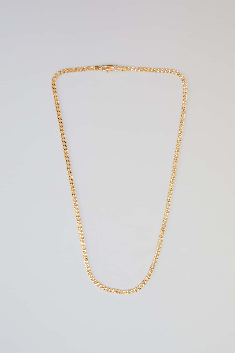 3mm Gold Filled Curb Chain Necklace