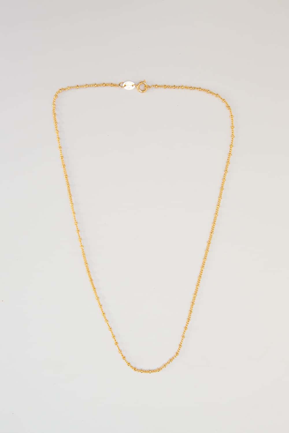1.75mm Gold Filled Satellite Bead Chain Necklace