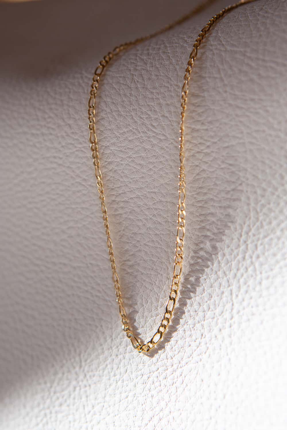 2.5mm Gold Filled Figaro Chain Necklace