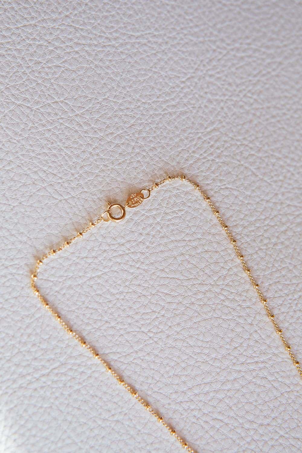 1.75mm Gold Filled Satellite Bead Chain Necklace