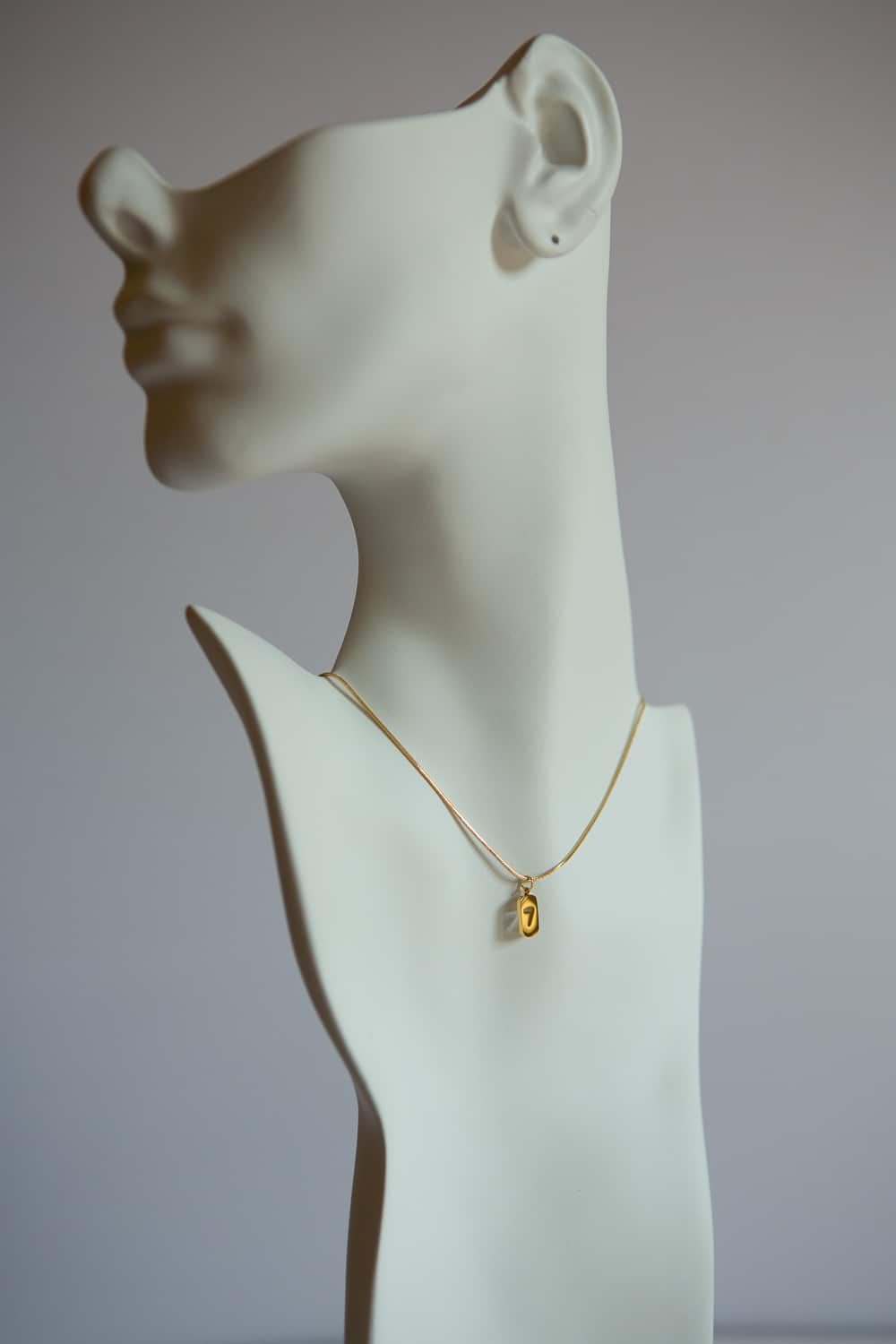 Gold Lucky Number Seven Necklace