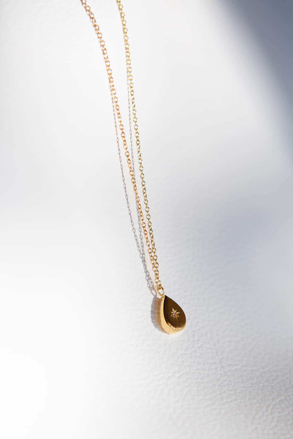 North Star Drop Pendant Necklace