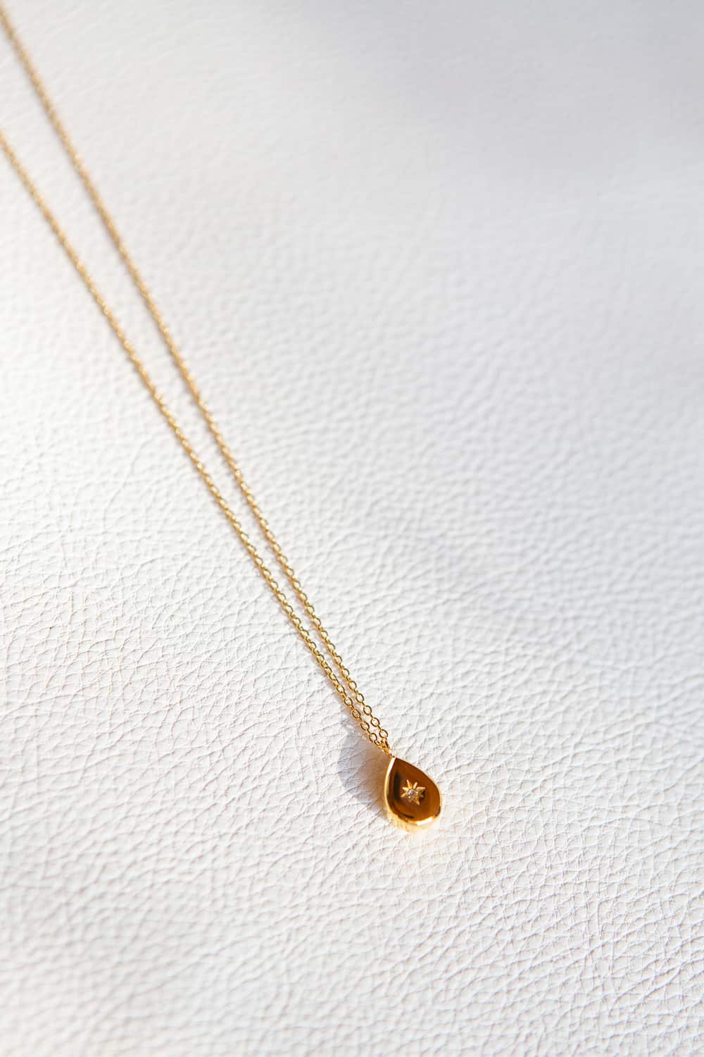 North Star Drop Pendant Necklace