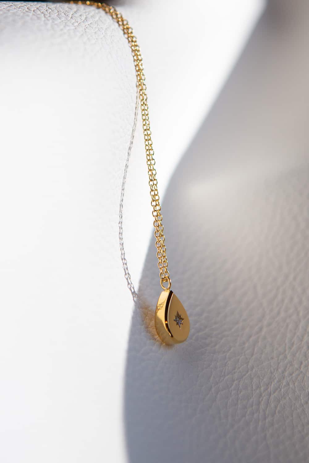 North Star Drop Pendant Necklace