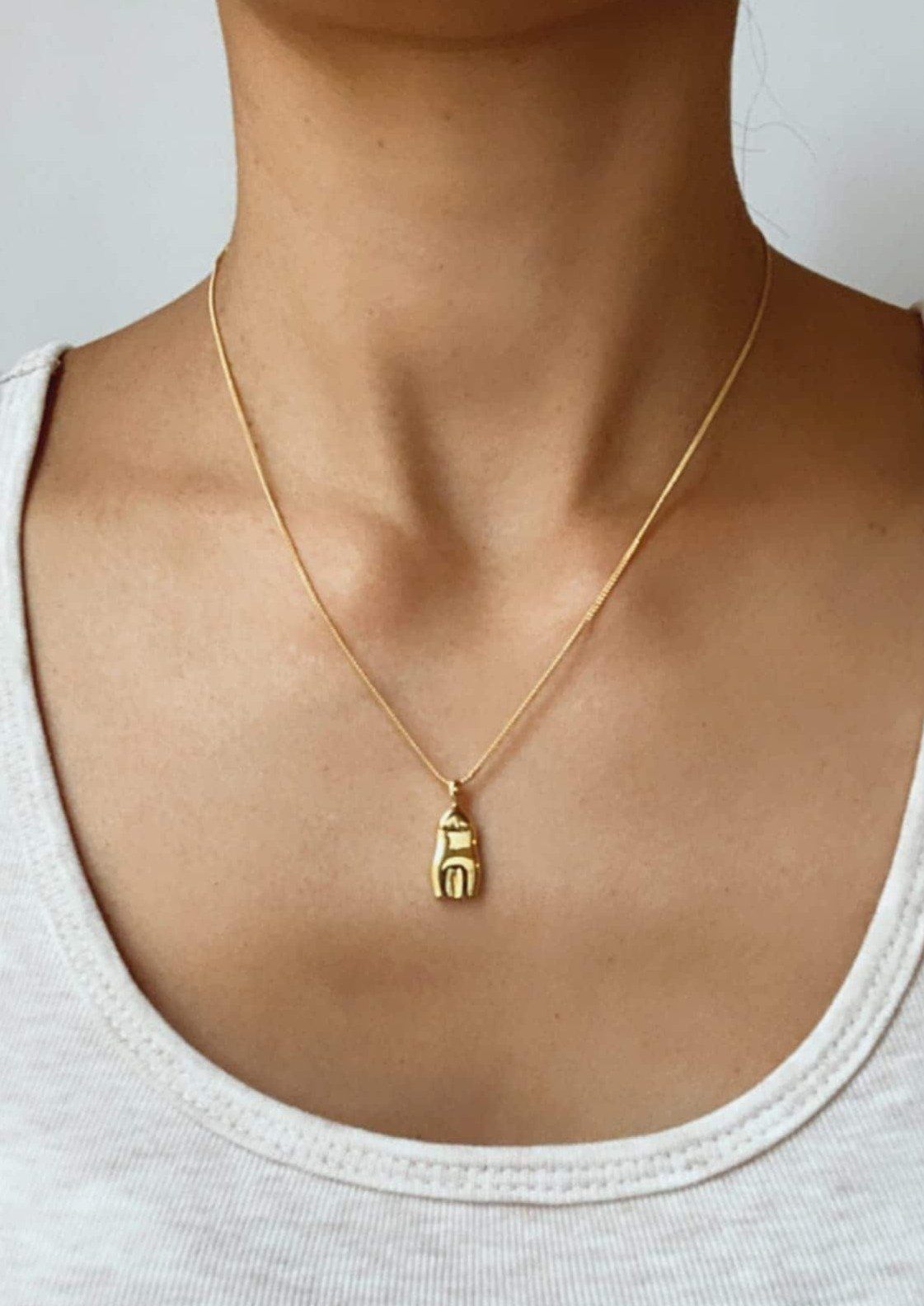Woman body necklace sales